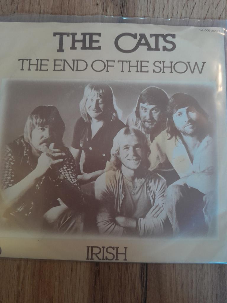 The cats 7inch the end of the show, Cd's en Dvd's, Vinyl Singles, Ophalen of Verzenden, Zo goed als nieuw, Pop