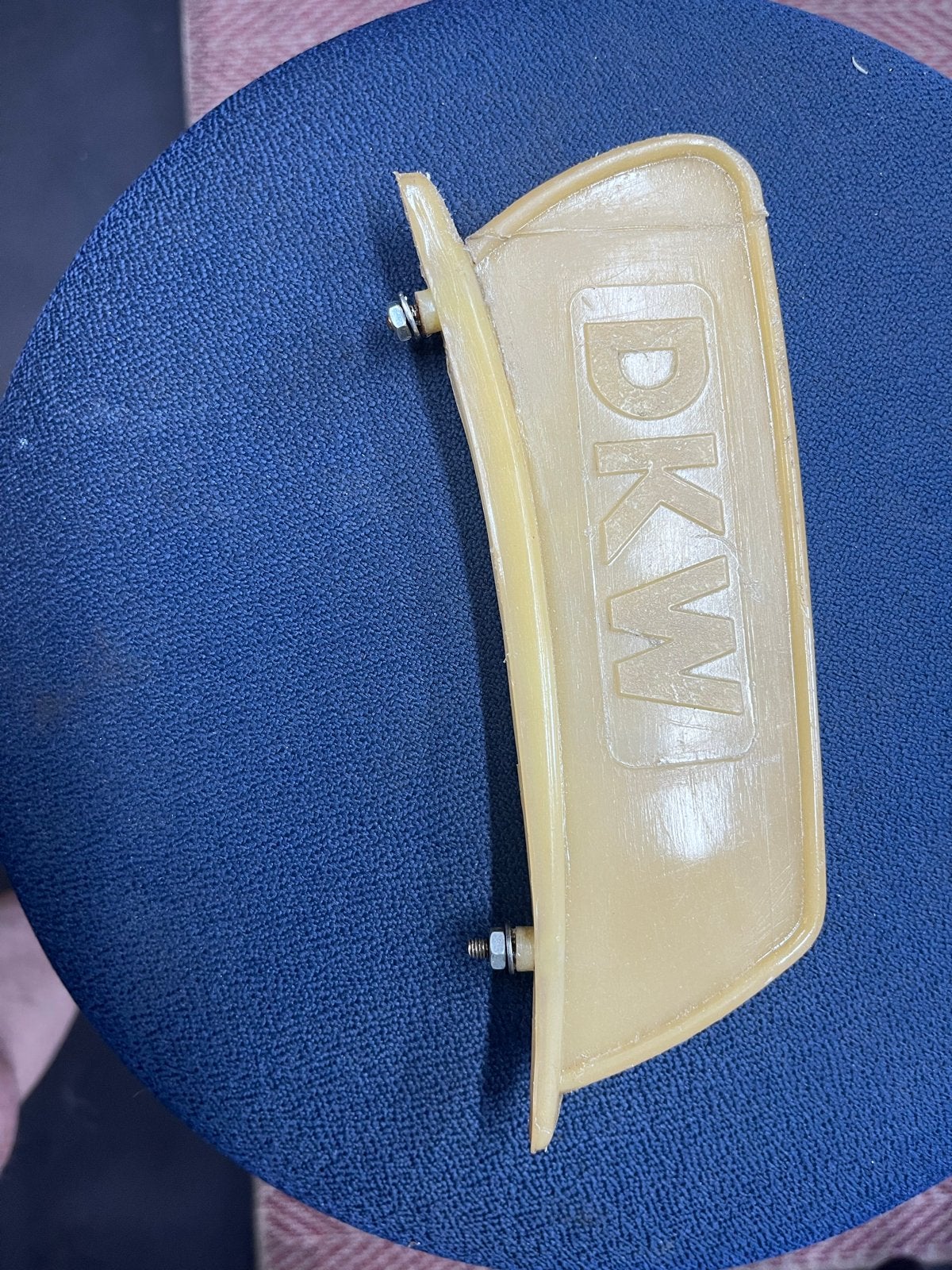 DKW Hummel Geel Plaatje - Origineel Onderdeel, Fietsen en Brommers, Ophalen of Verzenden, Gebruikt, Overige typen, Overige merken