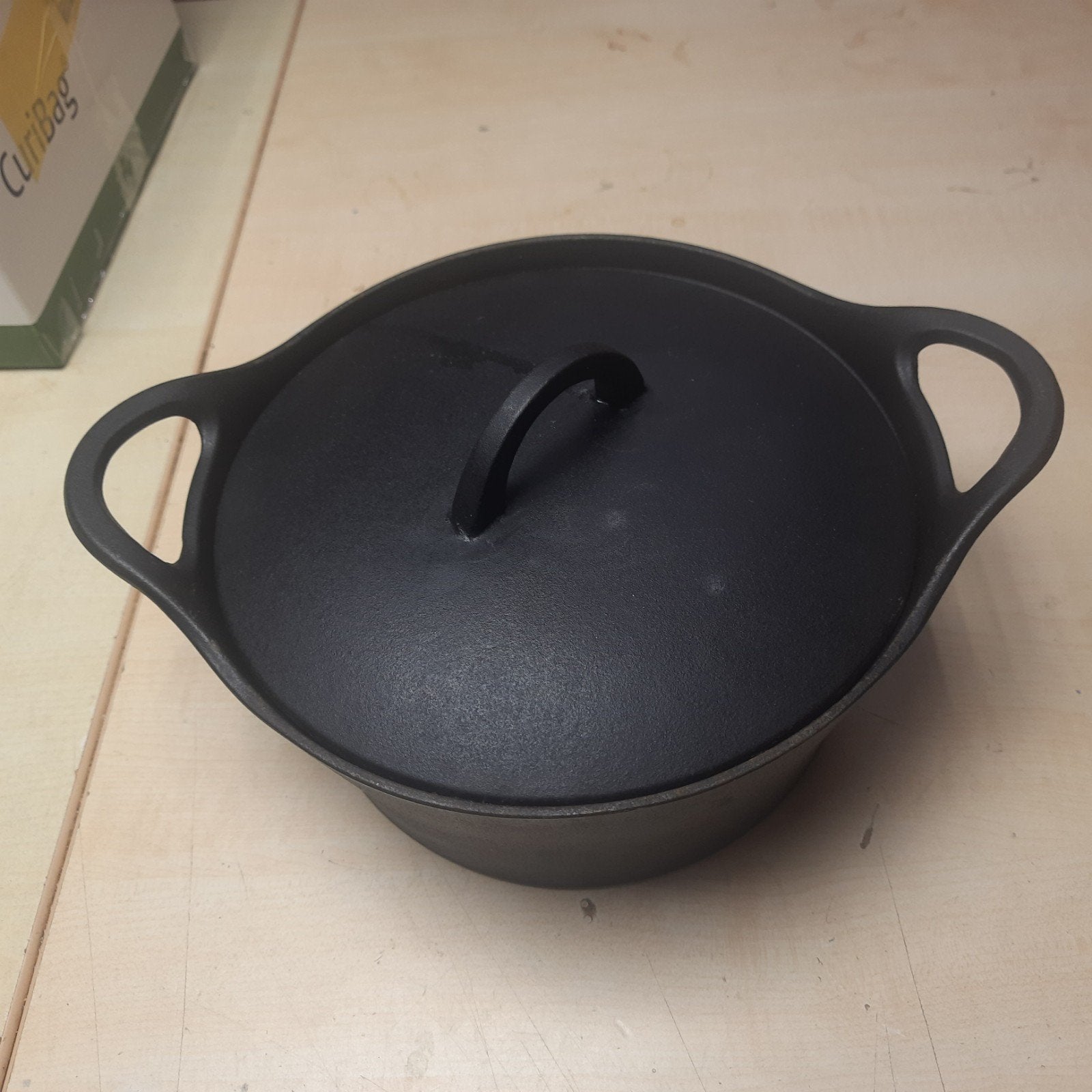 Hackman 25 gietijzeren braadpan  zwart, Ophalen of Verzenden, Gebruikt, Gietijzer, Braadpan