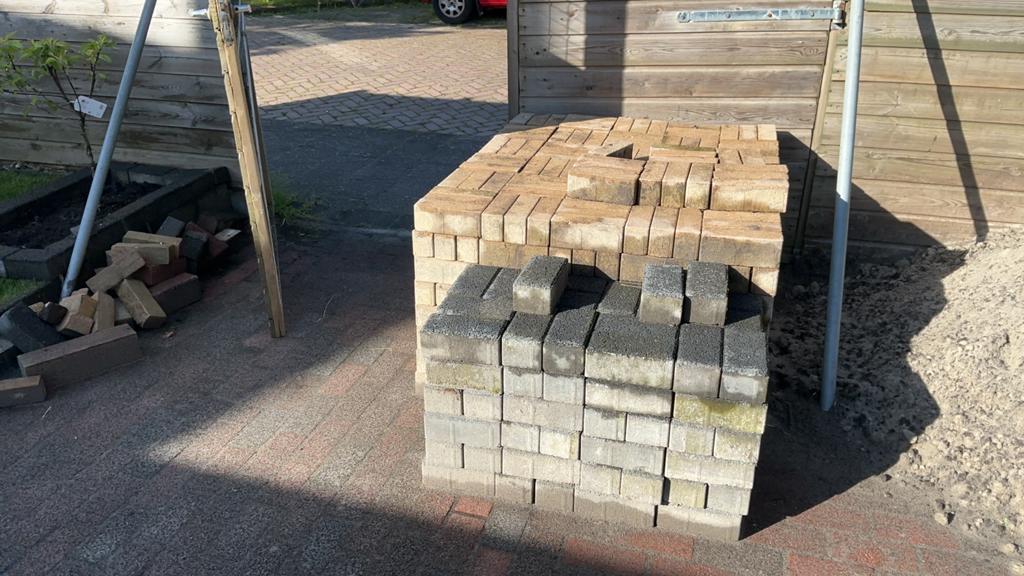 Stenen Klinkers, Tuin en Terras, Ophalen, Beton, Klinkers