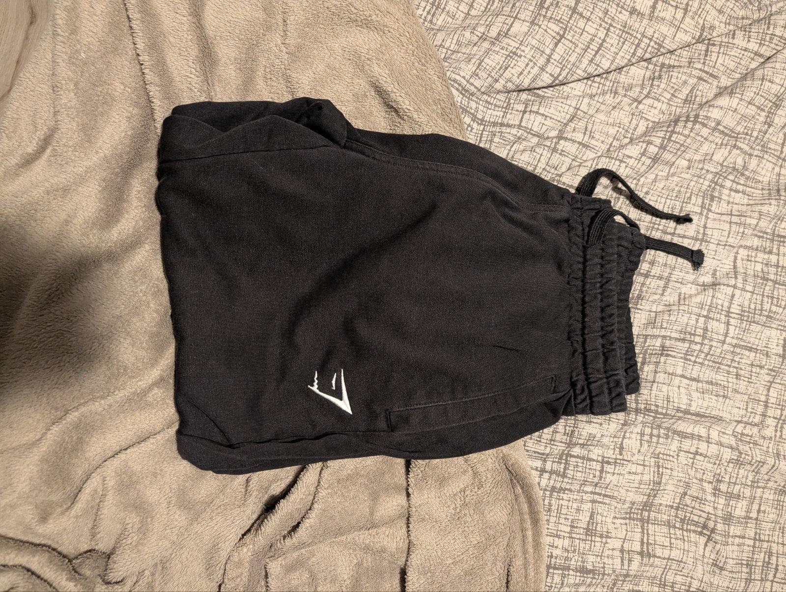 Gymshark Zwarte Slim Fit Joggingbroek Maat M, Maat 48/50 (M), Ophalen of Verzenden, Zo goed als nieuw, Gymshark