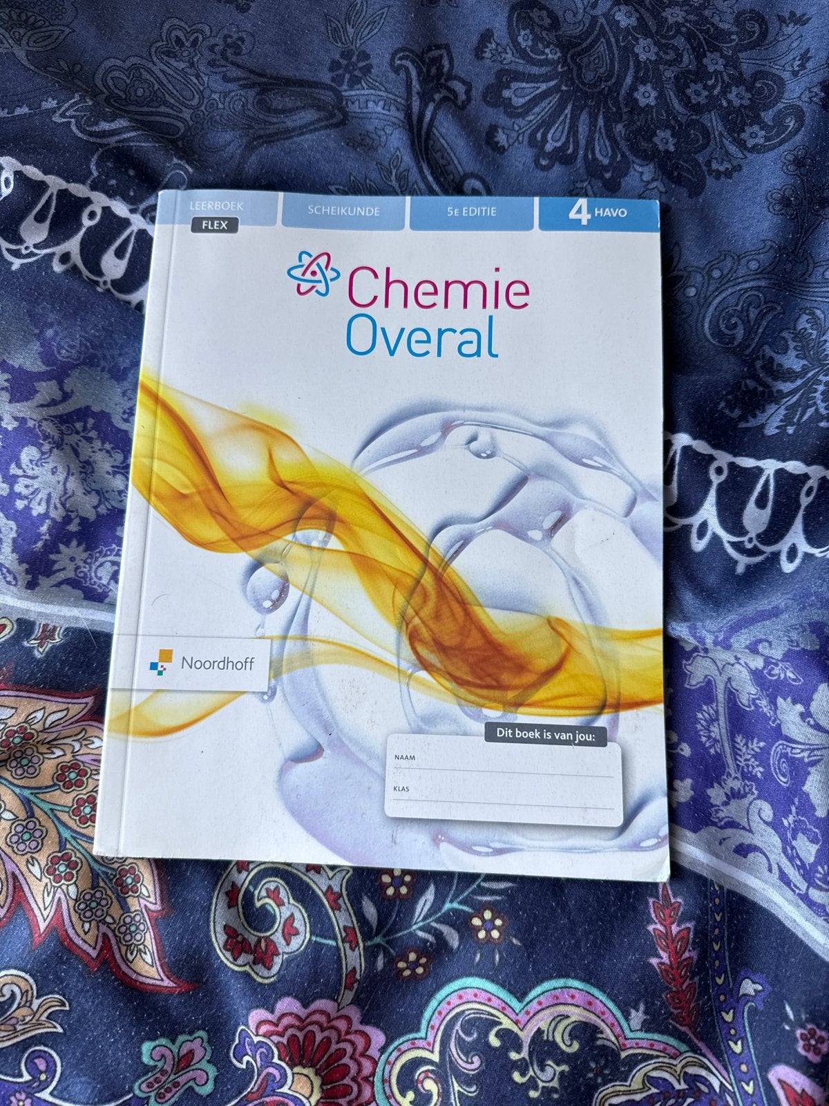 Chemie Overal Scheikunde 4 HAVO (5e editie), Boeken, Ophalen of Verzenden, Zo goed als nieuw, HAVO, Scheikunde