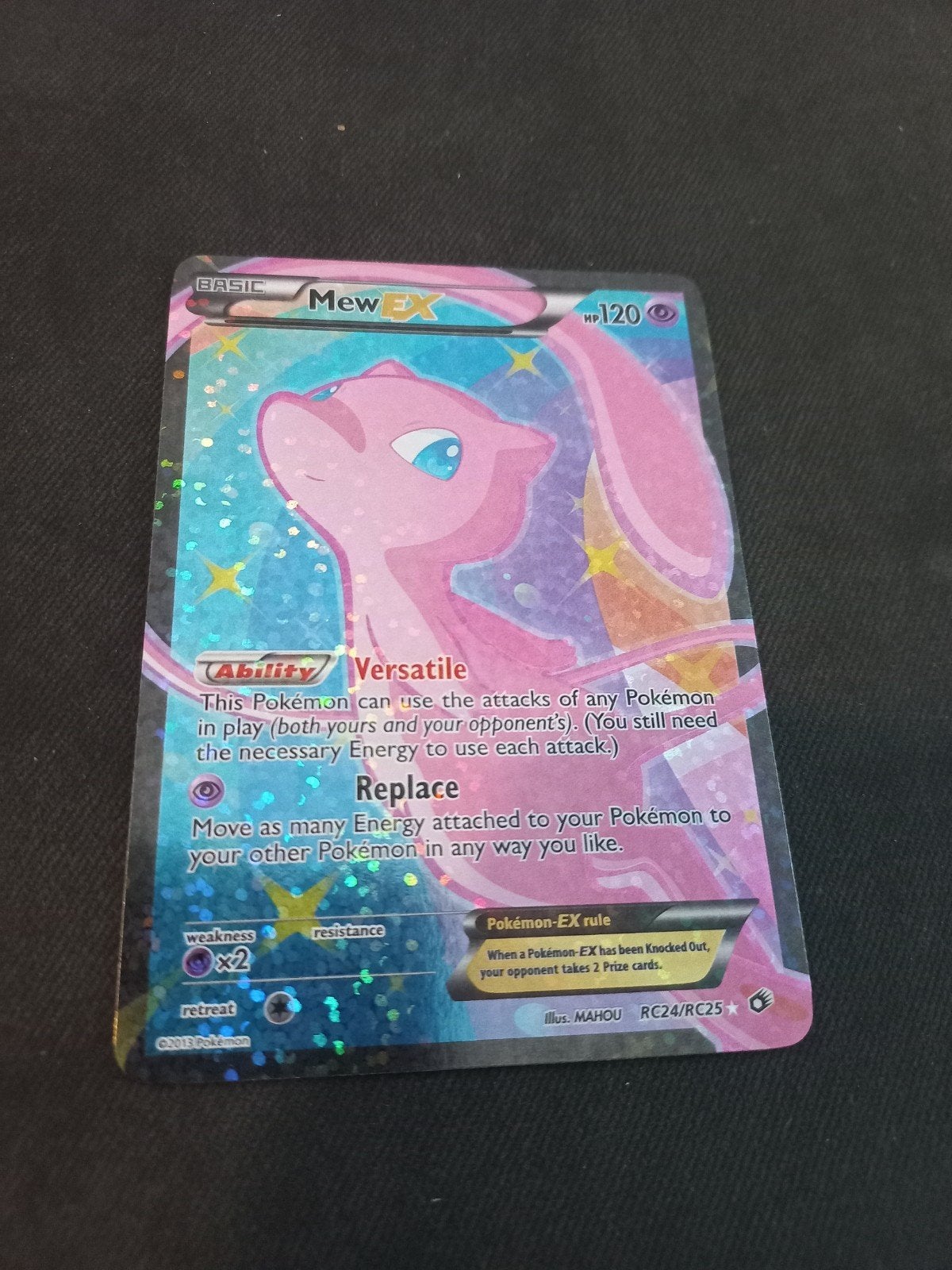 Mew ex pokemon kaart, Hobby en Vrije tijd, Verzamelkaartspellen | Pokémon, Ophalen of Verzenden, Zo goed als nieuw, Losse kaart