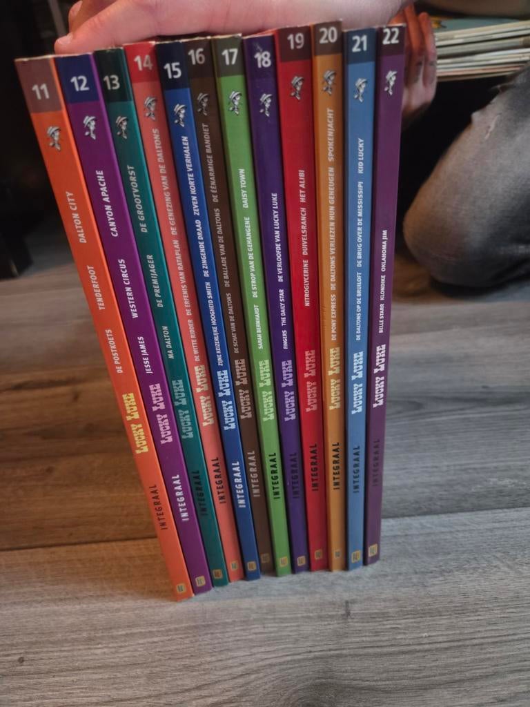 Lucky Luke Integraal - Deel 11 t/m 22 - Complete reeks, Boeken, Stripboeken, Complete serie of reeks, Ophalen of Verzenden, Zo goed als nieuw