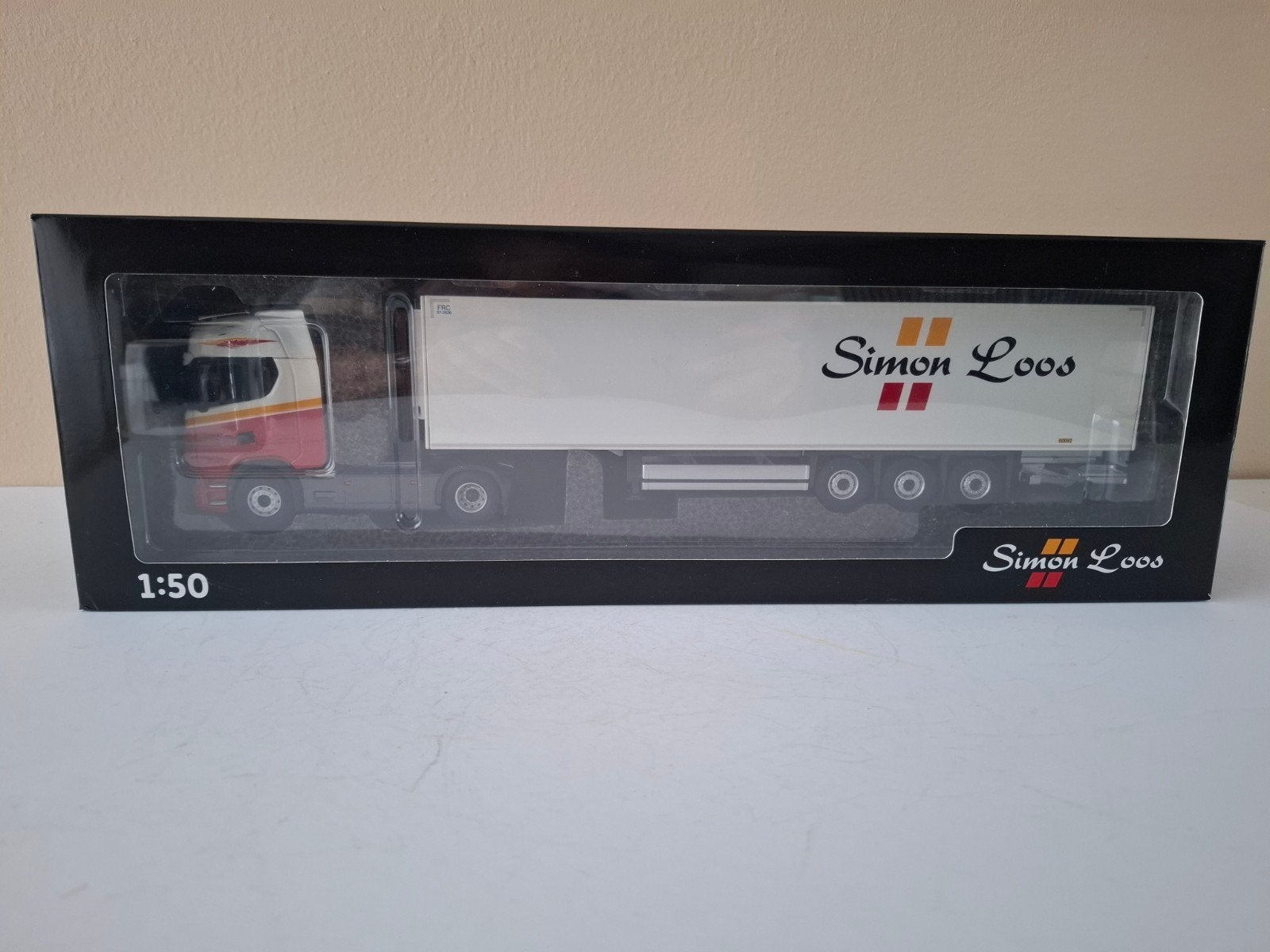 Scania 460S met koeltrailer van Simon Loos Wognum Cavallino, Hobby en Vrije tijd, Modelauto's | 1:50, Ophalen of Verzenden, Nieuw
