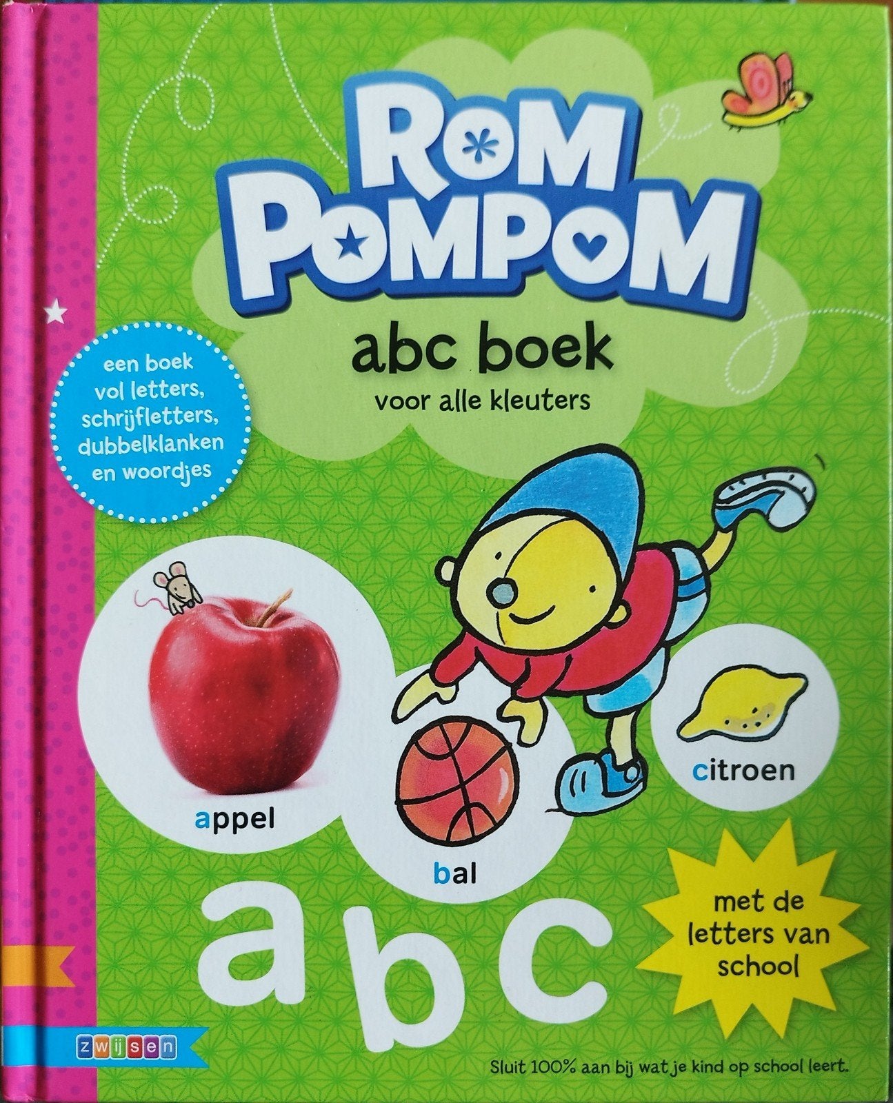 Rom Pom Pom ABC Boek - Kleuterlezen en letters leren, Non-fictie, Jongen of Meisje, Nieuw, Marjolein Krijger