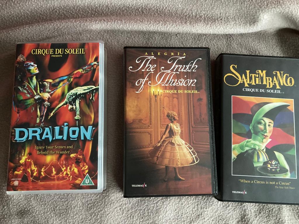 VHS Cirque du Soleil, Alle leeftijden, Ophalen, Zo goed als nieuw