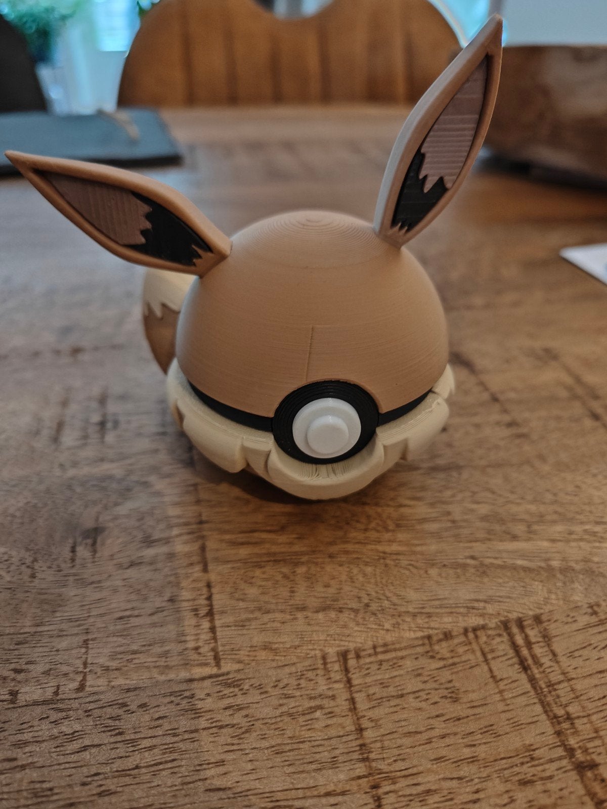 Unieke Eevee Pokeball -  3D-geprint, Verzamelen, Poppetjes en Figuurtjes, Ophalen of Verzenden, Nieuw