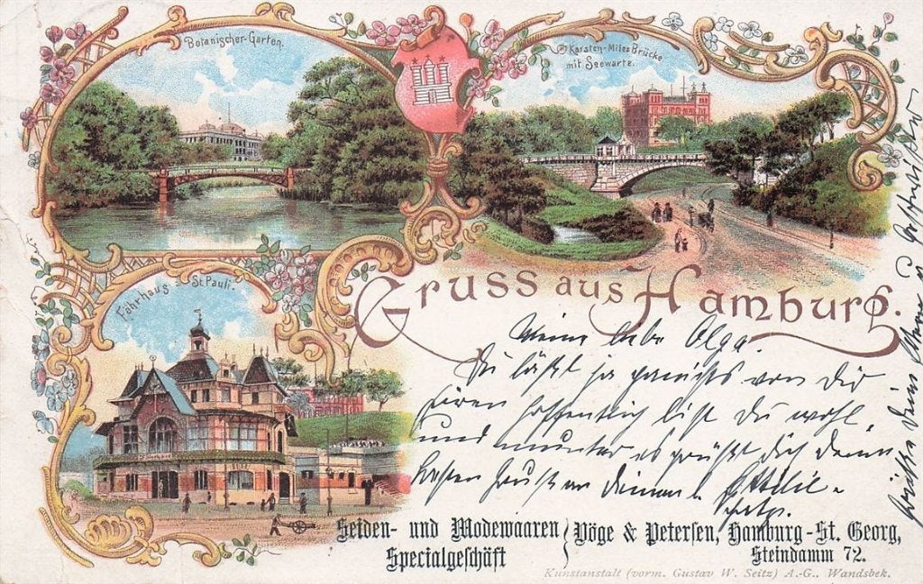 702-367-053 Hamburg, Verzenden, Voor 1920, Duitsland