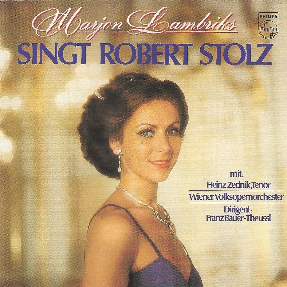 Marjon Lambriks ‎– Singt Robert Stolz = PDO persing = 11,99, Ophalen of Verzenden, Classicisme, Zo goed als nieuw, Kamermuziek