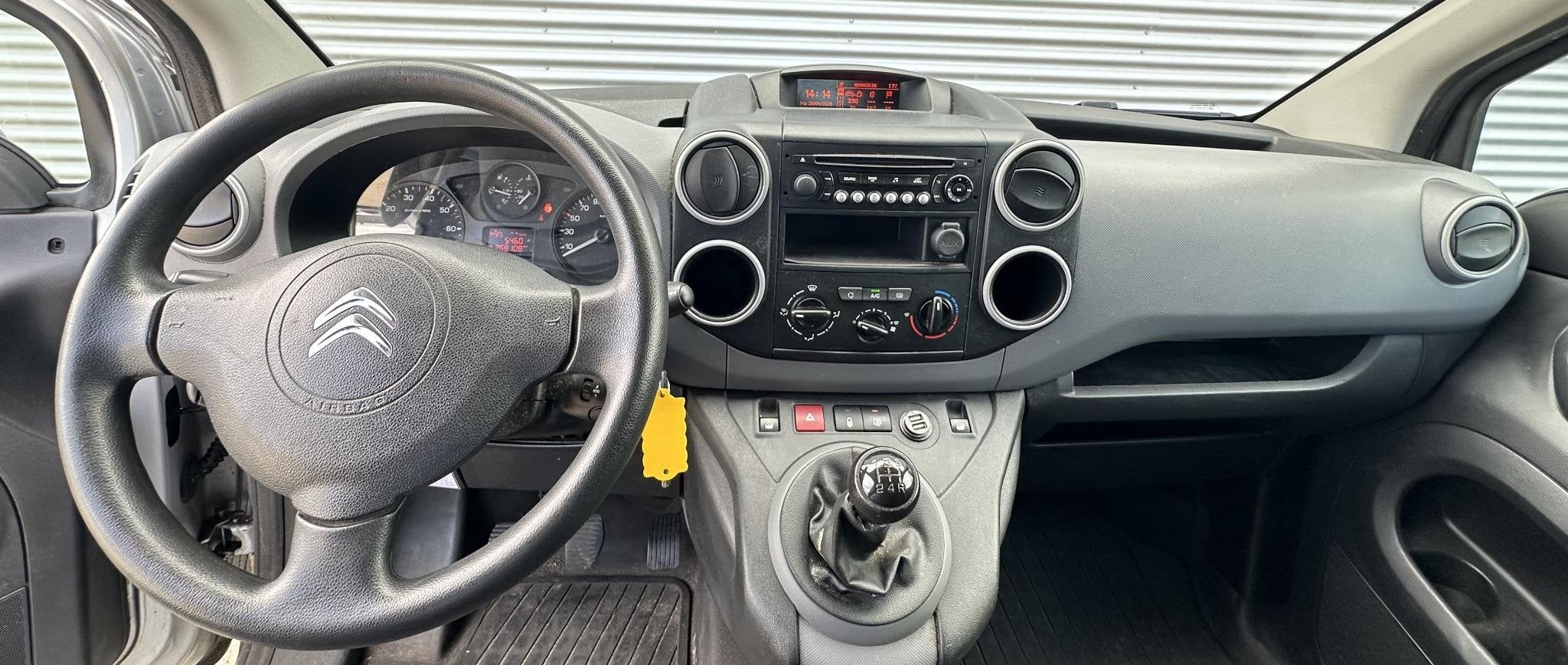 Citroen Berlingo 1.6 BlueHDI 75 Club Cruise|Airco, Voorwielaandrijving, Stof, 4 cilinders, Citroën