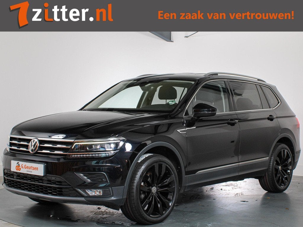 Volkswagen Tiguan Allspace 1.5 TSI Comfortline, 7-Persoons,, Auto's, Volkswagen, Stof, 150 pk, 7 stoelen, Zwart