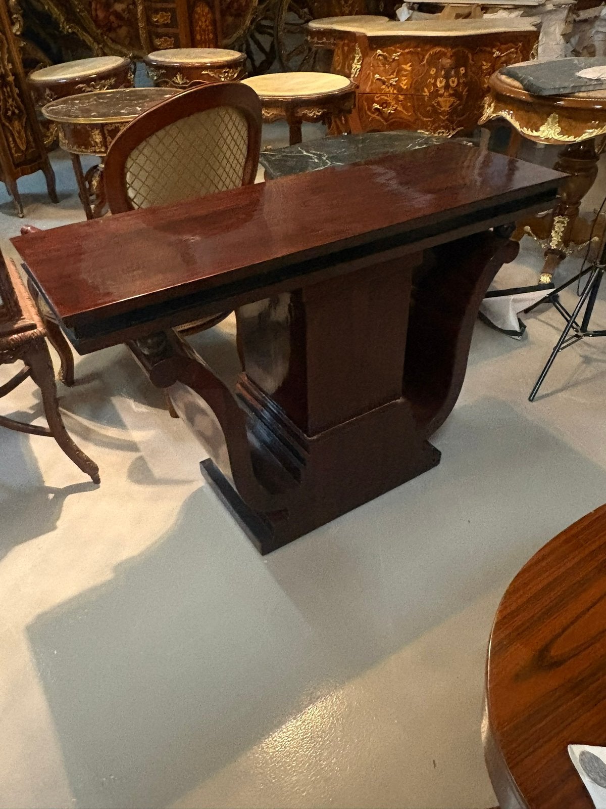 Art deco console lichre transportschade, Antiek en Kunst, Ophalen of Verzenden