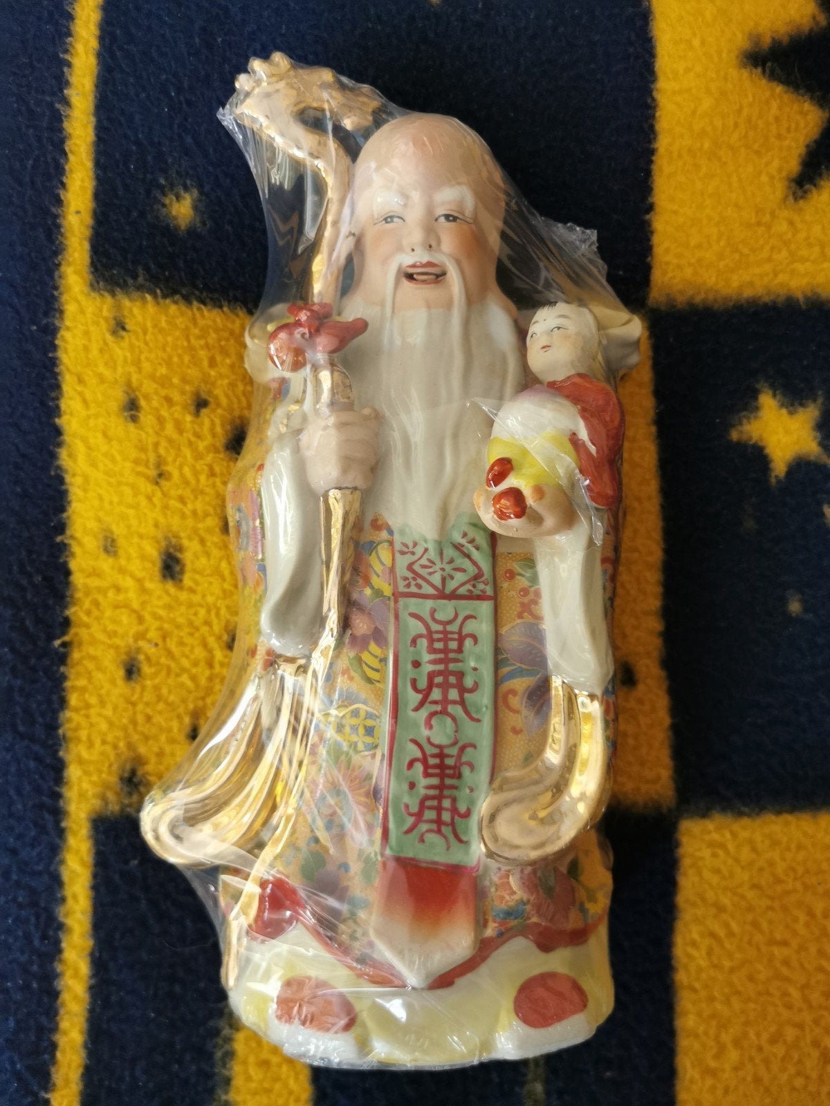 Shou - Chinese Beeld - God van Lang Leven & Gezondheid 35cm, Ophalen of Verzenden