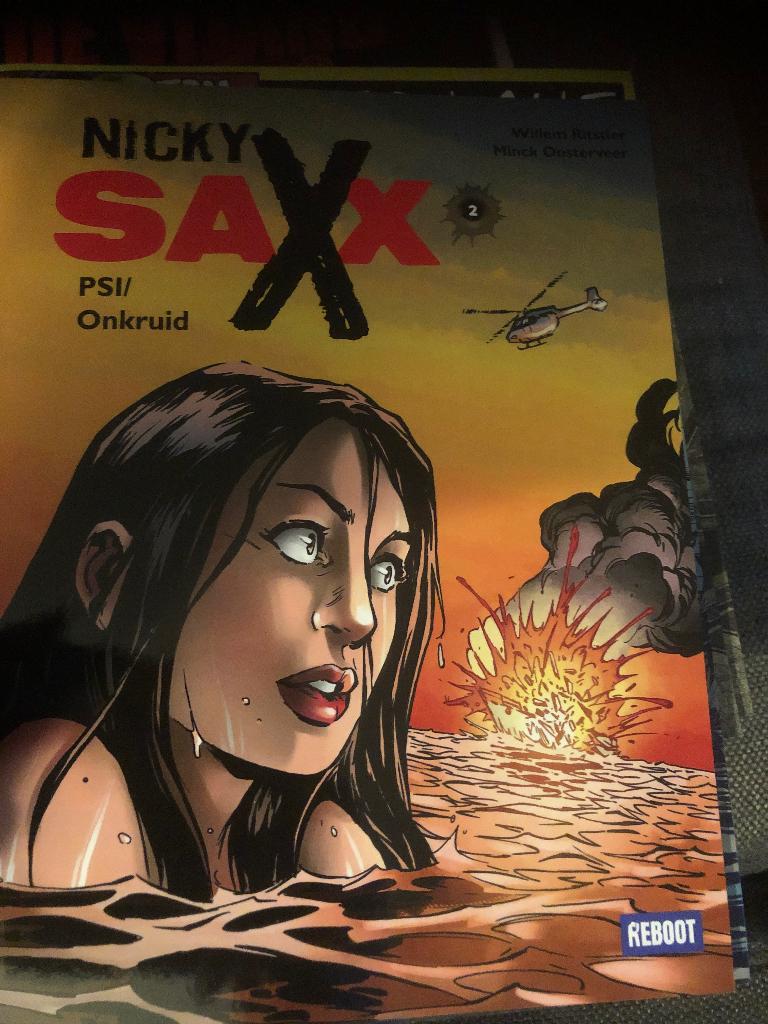 psi onkruid nicky saxx k2, Boeken, Eén stripboek, Ophalen of Verzenden, Zo goed als nieuw
