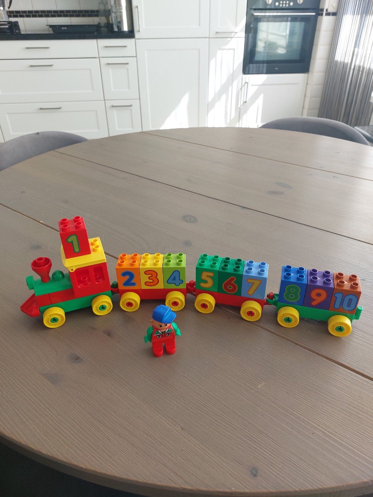 duplo cijfertrein trein, Ophalen of Verzenden, Zo goed als nieuw, Duplo