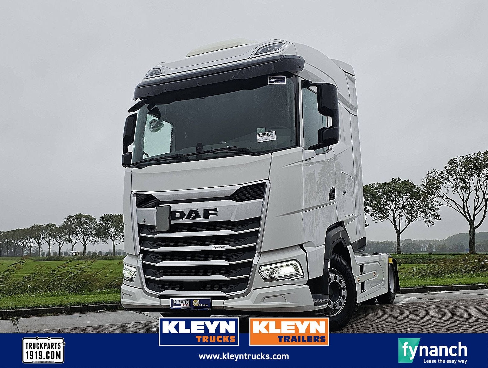 DAF XG 480 424tkm Intarder LED Skirts Full-Spoiler Standairc, Automaat, Euro 6, Wit, Verwarmde buitenspiegels