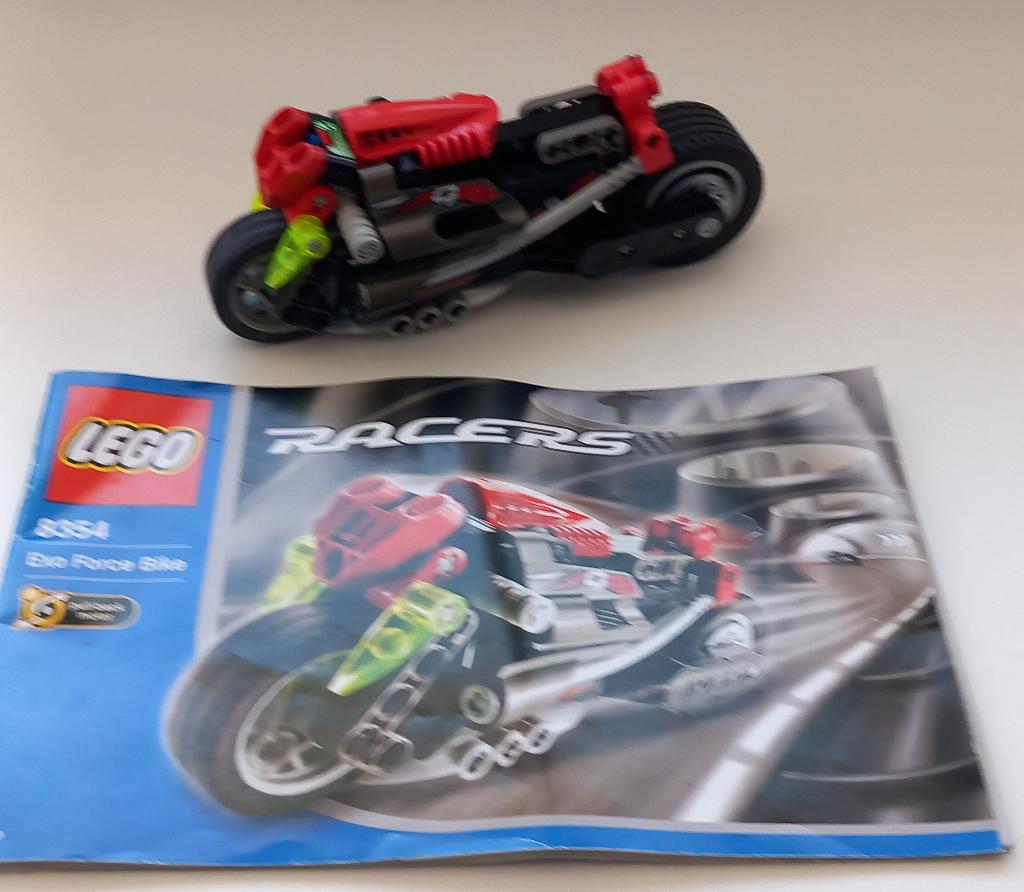 lego 8354-1, lego racers, Drome racers, Exo Force Bike (2003, Gebruikt, Lego, Compleet, Ophalen of Verzenden