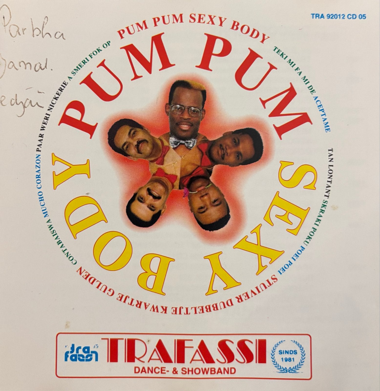 Trafassi - Pum Pum Sexy Body CD (Dance & Showband), Cd's en Dvd's, Verzenden, Gebruikt, Album, Inclusief boekje