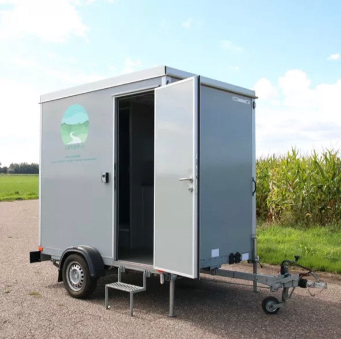 Mobiele Badkamers & nooddouche te Huur | Tijdelijke Sanitair, Ophalen, Zo goed als nieuw, Douche