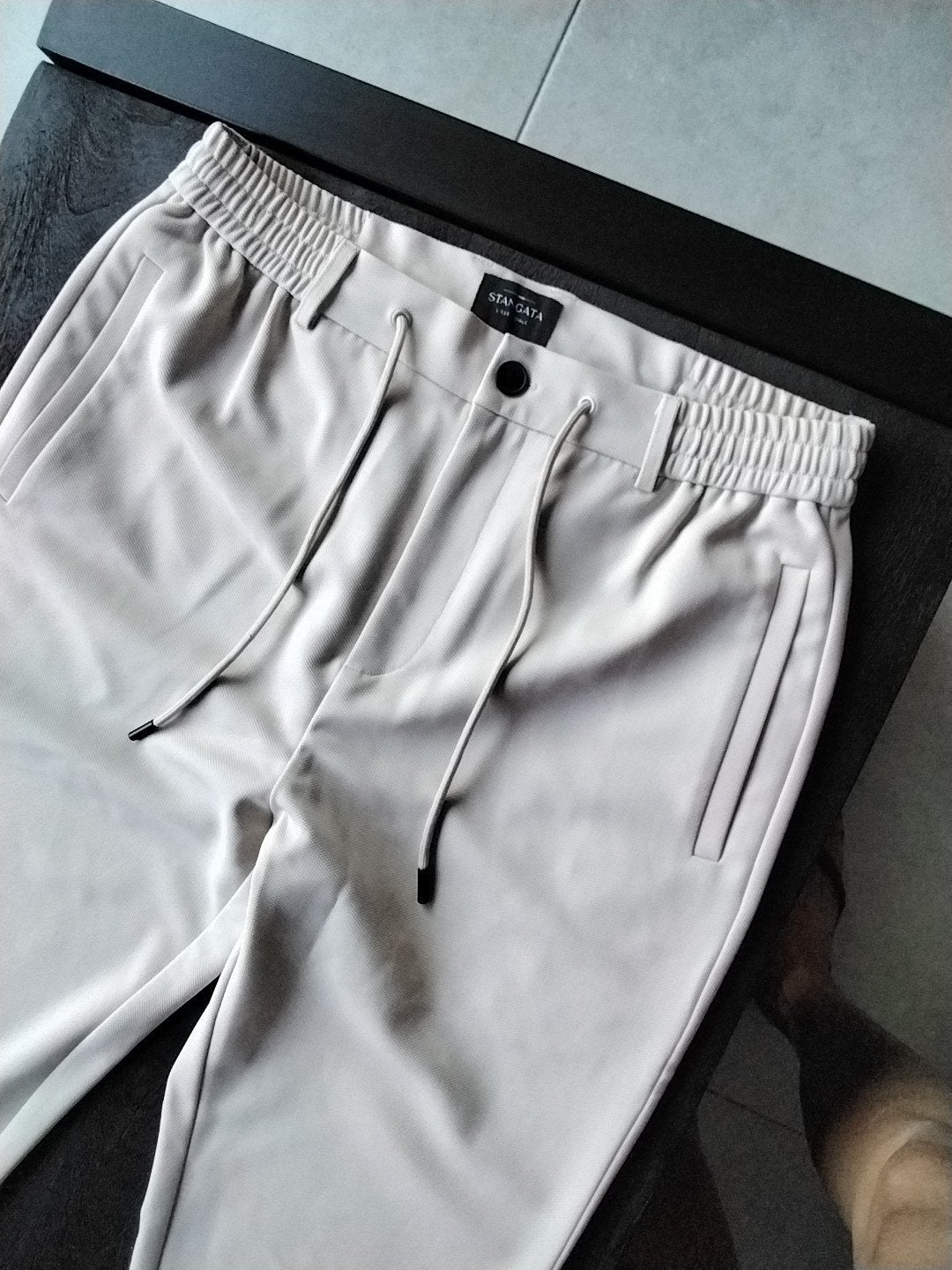 Stangata L'Essenziale Heren Broek Maat L Beige, Kleding | Heren, Maat 52/54 (L), Verzenden, Nieuw, STANGATA L'ESSENZIALE