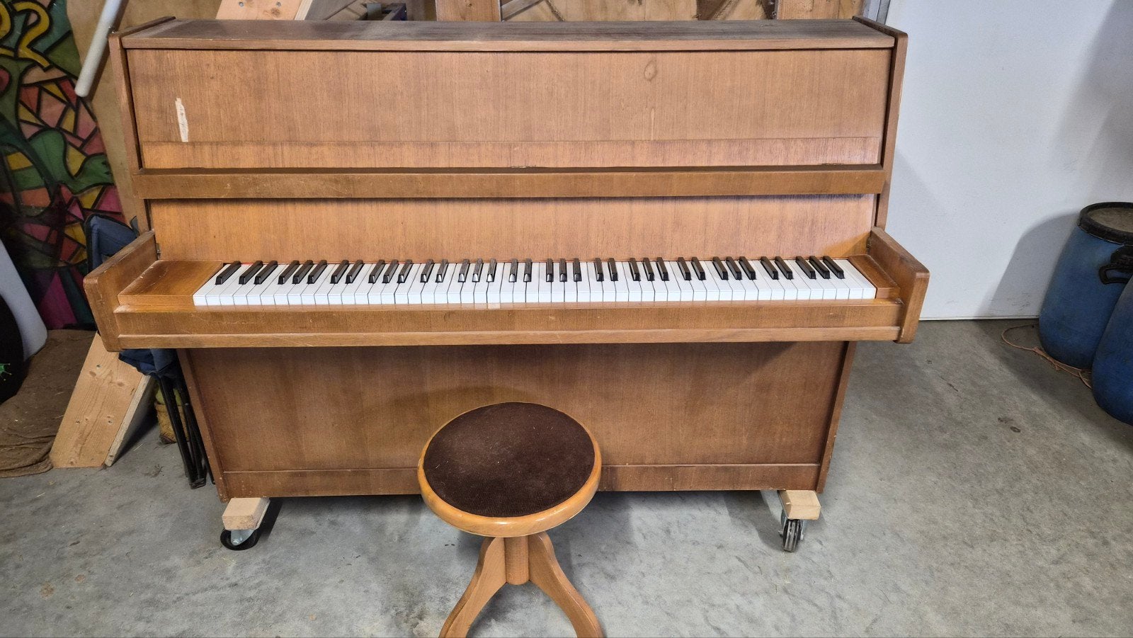 Piano te koop, Ophalen, Gebruikt, Bruin, Piano