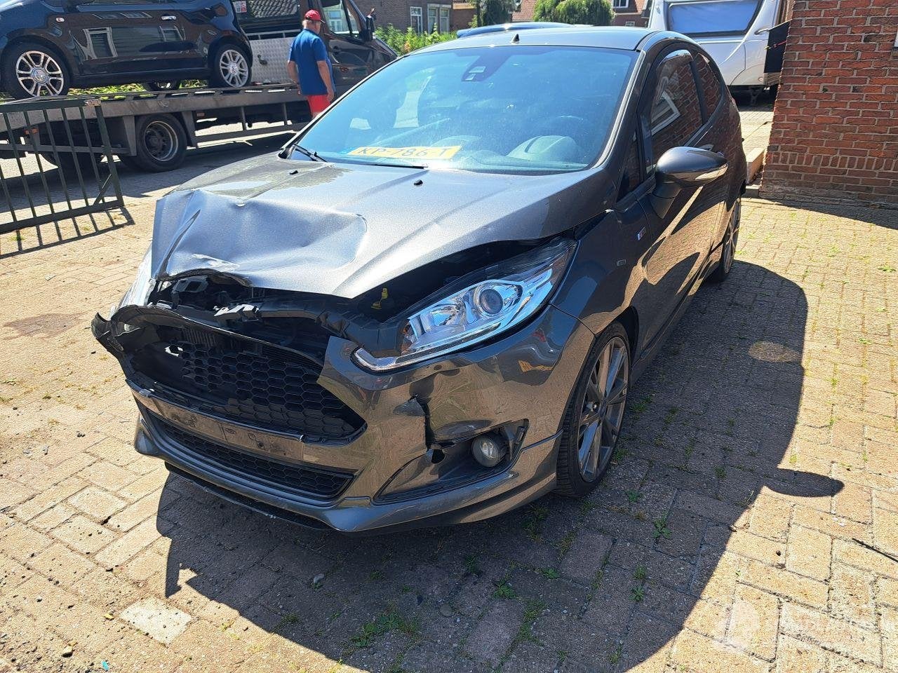 Ford Fiesta 1.0i ST line (bj 2016), Handgeschakeld, Henry-Ford-Straße  1 ,50735, Köln, Deutschland, Zilver of Grijs, 998 cc
