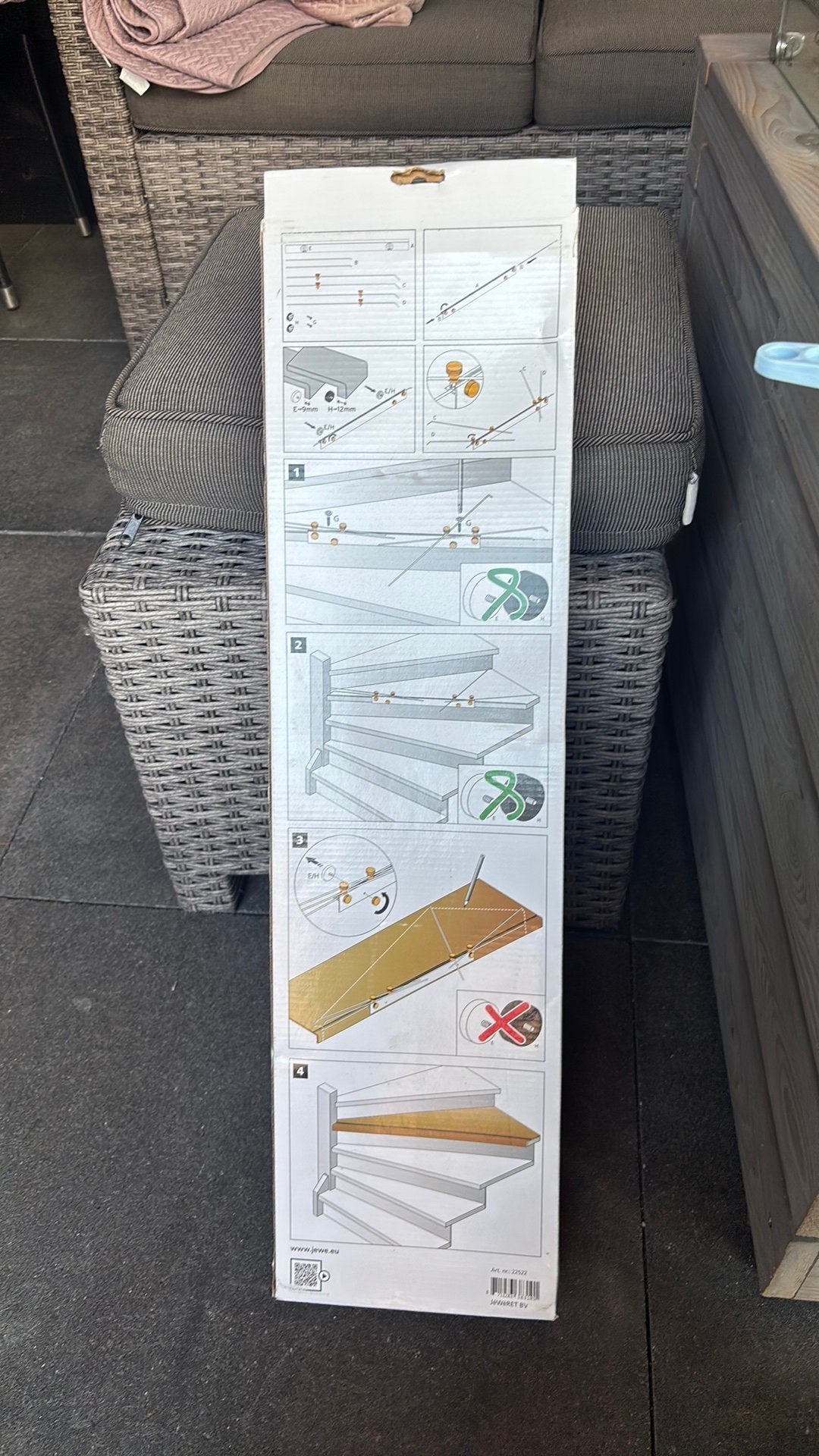 Te koop Jewe trapspin, Ophalen, Zo goed als nieuw
