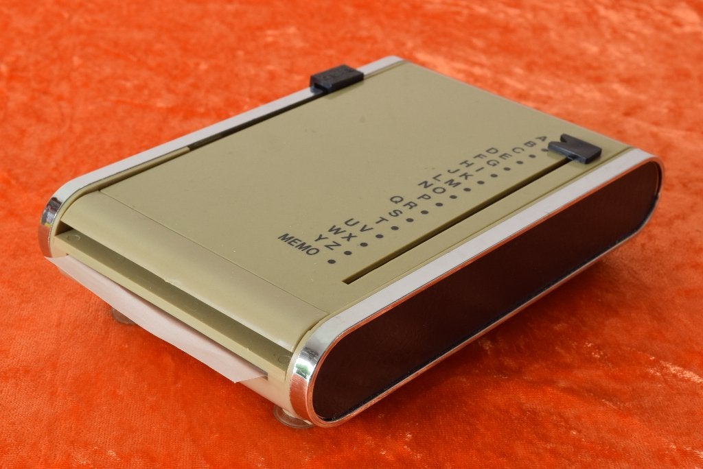 Retro vintage jaren 70 telefoonklapper / telefoonregister, Ophalen of Verzenden