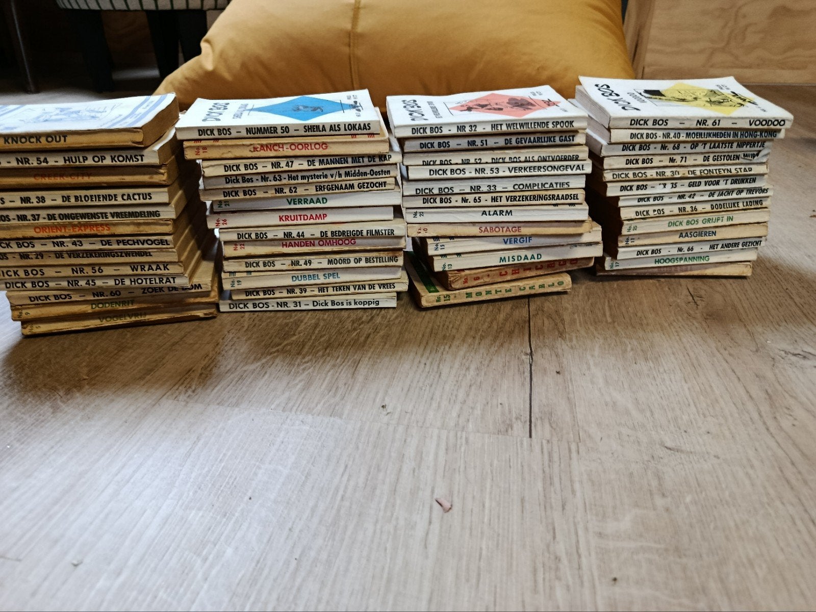Collectie Dick Bos stripboeken - Vintage Detectiveseries, Meerdere stripboeken, Ophalen of Verzenden, Gelezen