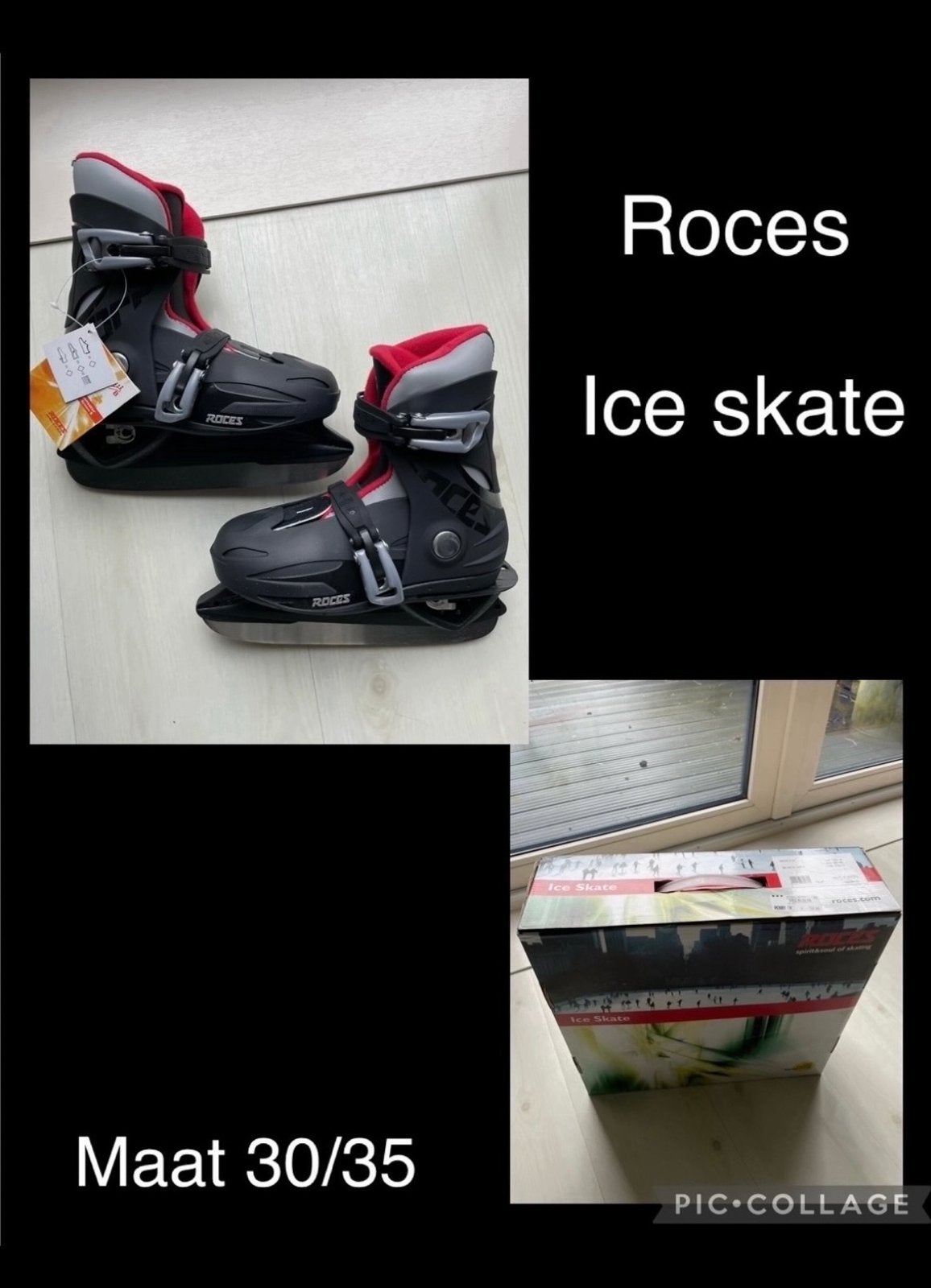 Roces ijsschaatsen, verstelbaar maat 30-35, Ophalen of Verzenden, Nieuw, IJshockeyschaatsen