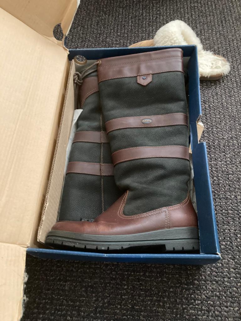 Dubarry mt 40, Ophalen, Zo goed als nieuw, Zwart, Hoge laarzen