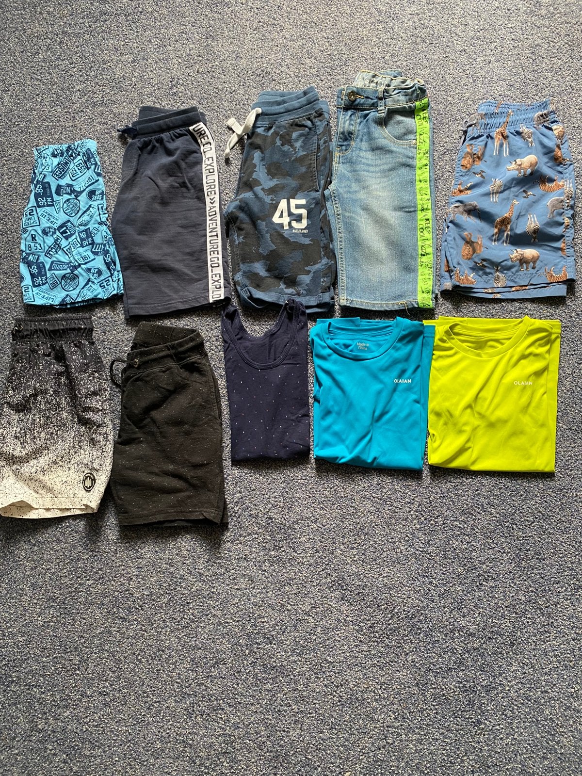 Jongens korte broeken en shirts mt 140 10 stuks, Kinderen en Baby's, Kinderkleding | Maat 140, Ophalen of Verzenden, Zo goed als nieuw