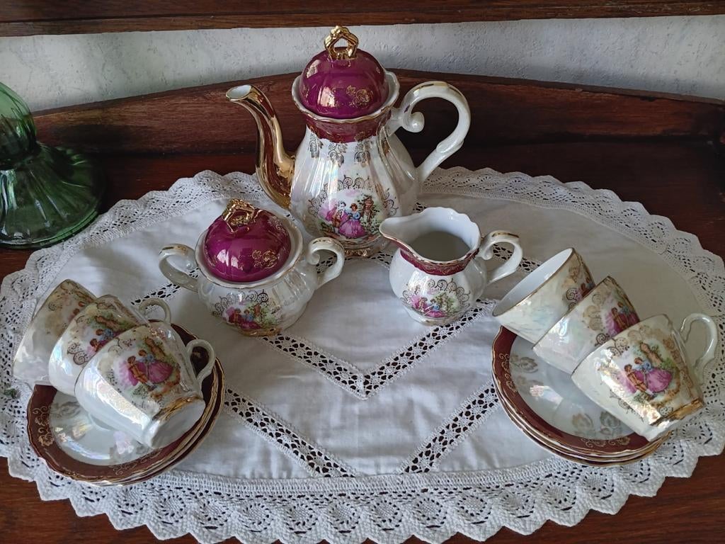Theeservies barok, Antiek en Kunst, Ophalen of Verzenden