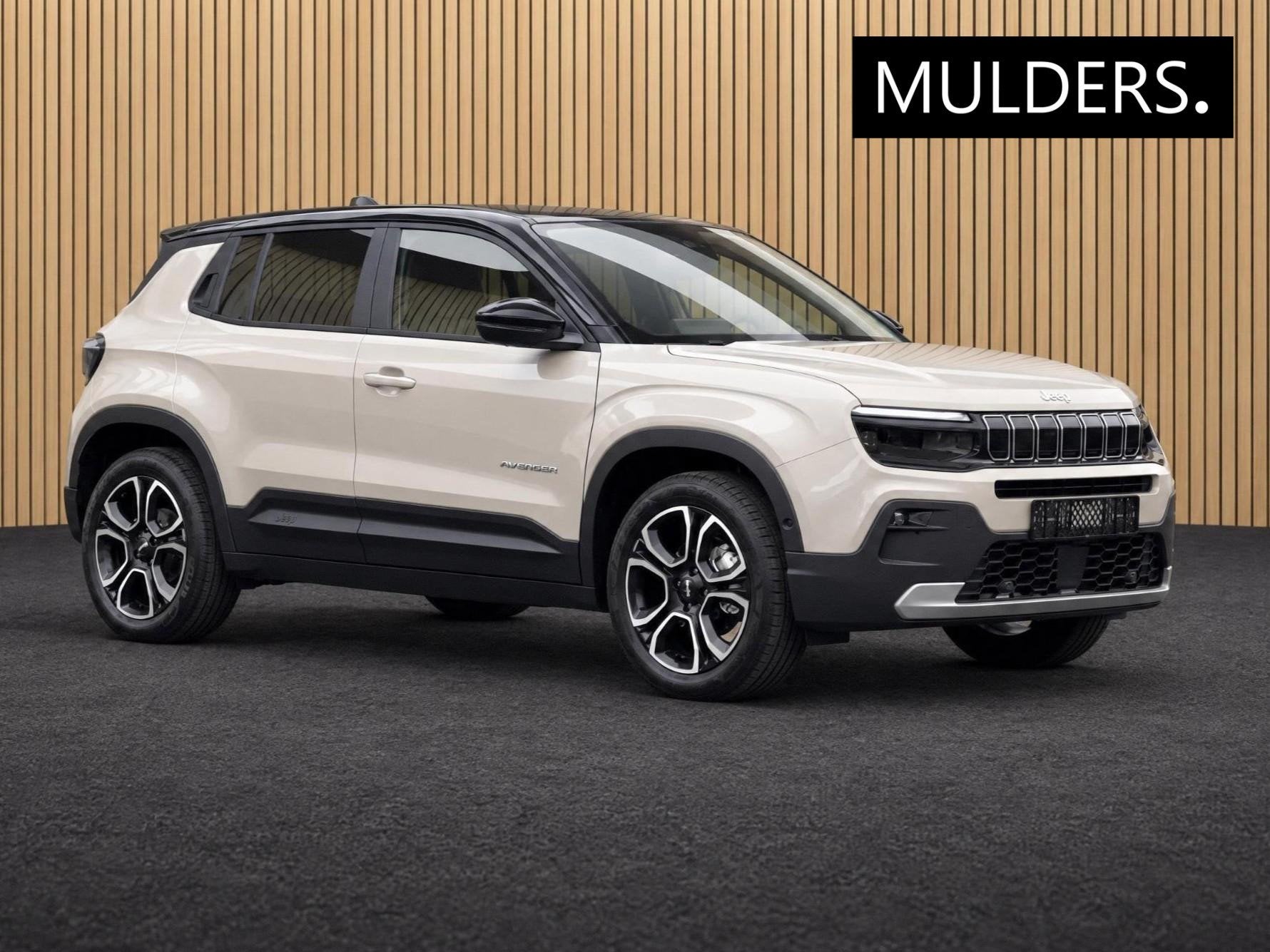 Jeep Avenger Summit 54 kWh VOORRAAD KORTING, Auto's, 12 maanden, 334 min, 156 pk, Leder en Stof