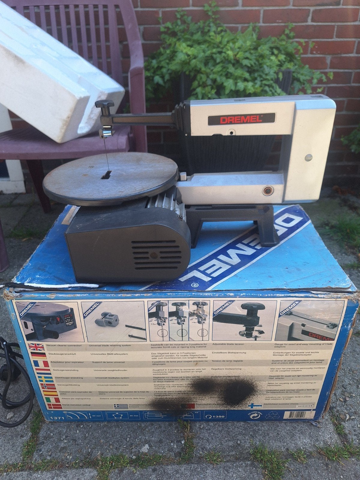 Dremel Moto-Scroller 1371 Figuurzaagmachine, Ophalen, Gebruikt, Dremel, 30 tot 70 mm