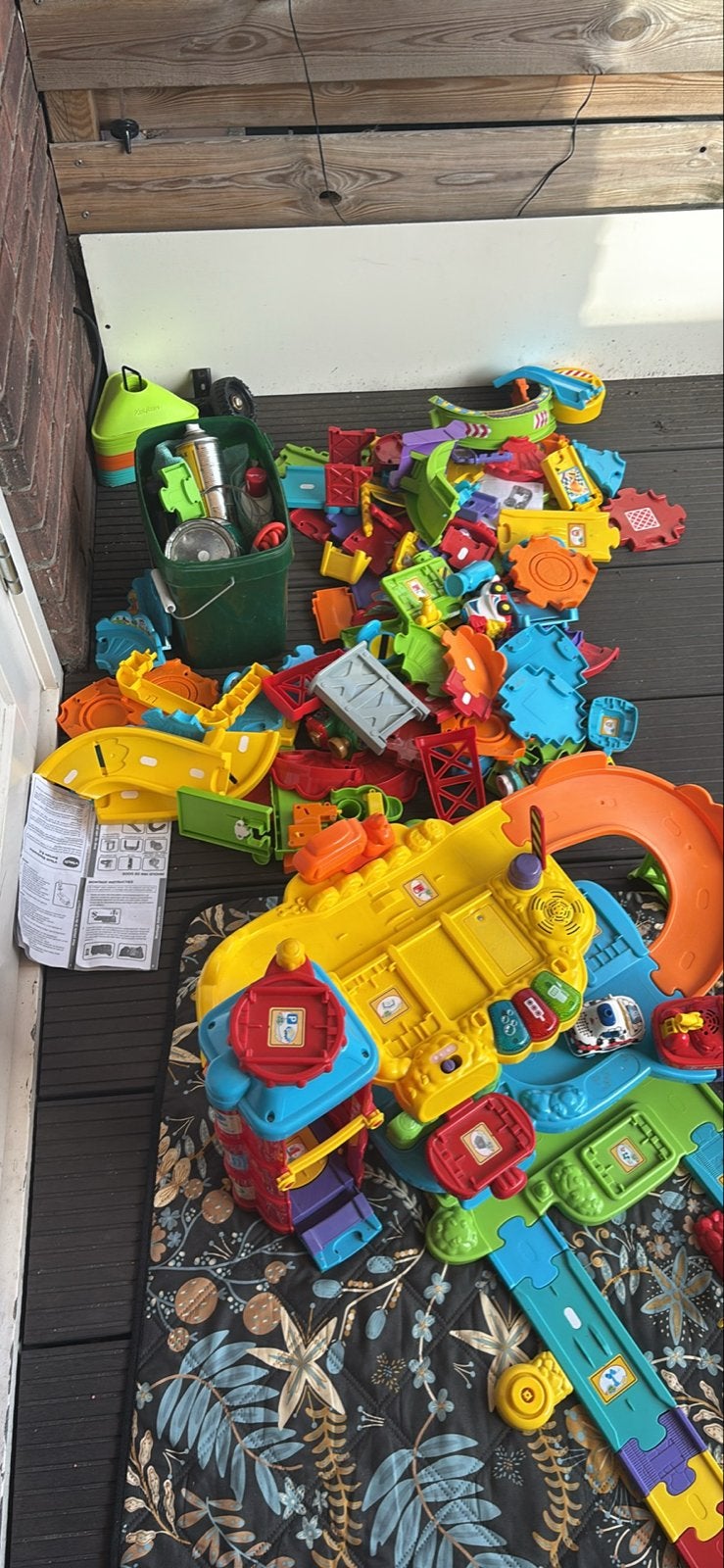 Grote Vtech Toet Toet en Little People Speelset, Kinderen en Baby's, Speelgoed | Vtech, Ophalen, Gebruikt, 2 tot 4 jaar