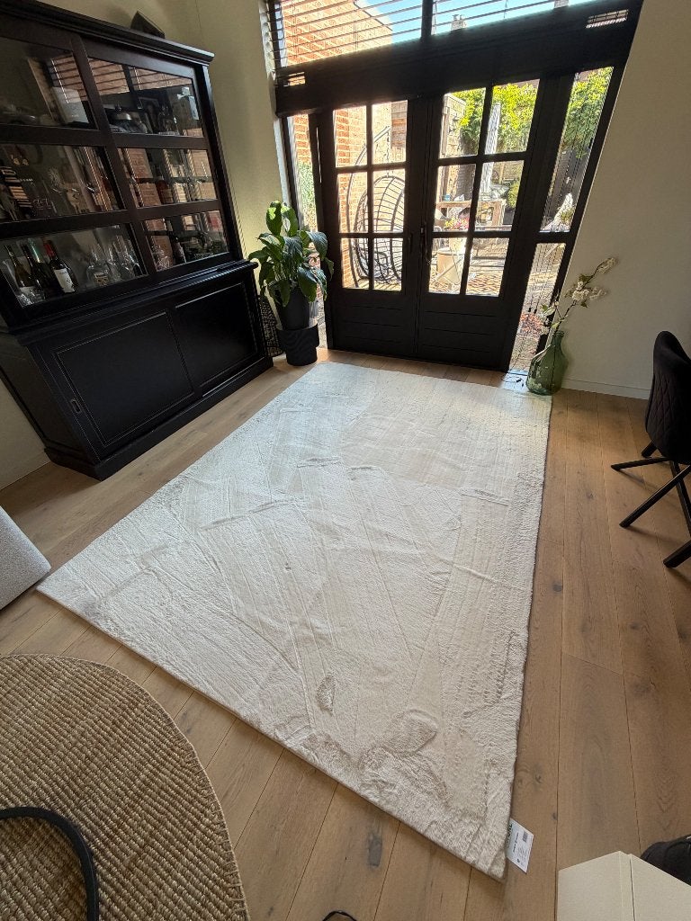 Volero Cosy Vloerkleed Crème, Huis en Inrichting, Ophalen, 200 cm of meer, Zo goed als nieuw, 200 cm of meer