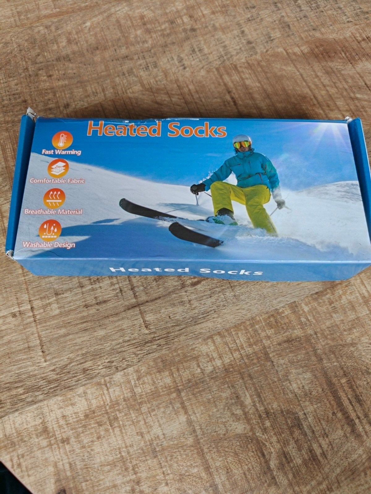 Nieuwe Elektrisch Verwarmde Sokken voor Skiën/Wintersport, Overige typen, Maat 42/44 (L), Nieuw, Ophalen of Verzenden