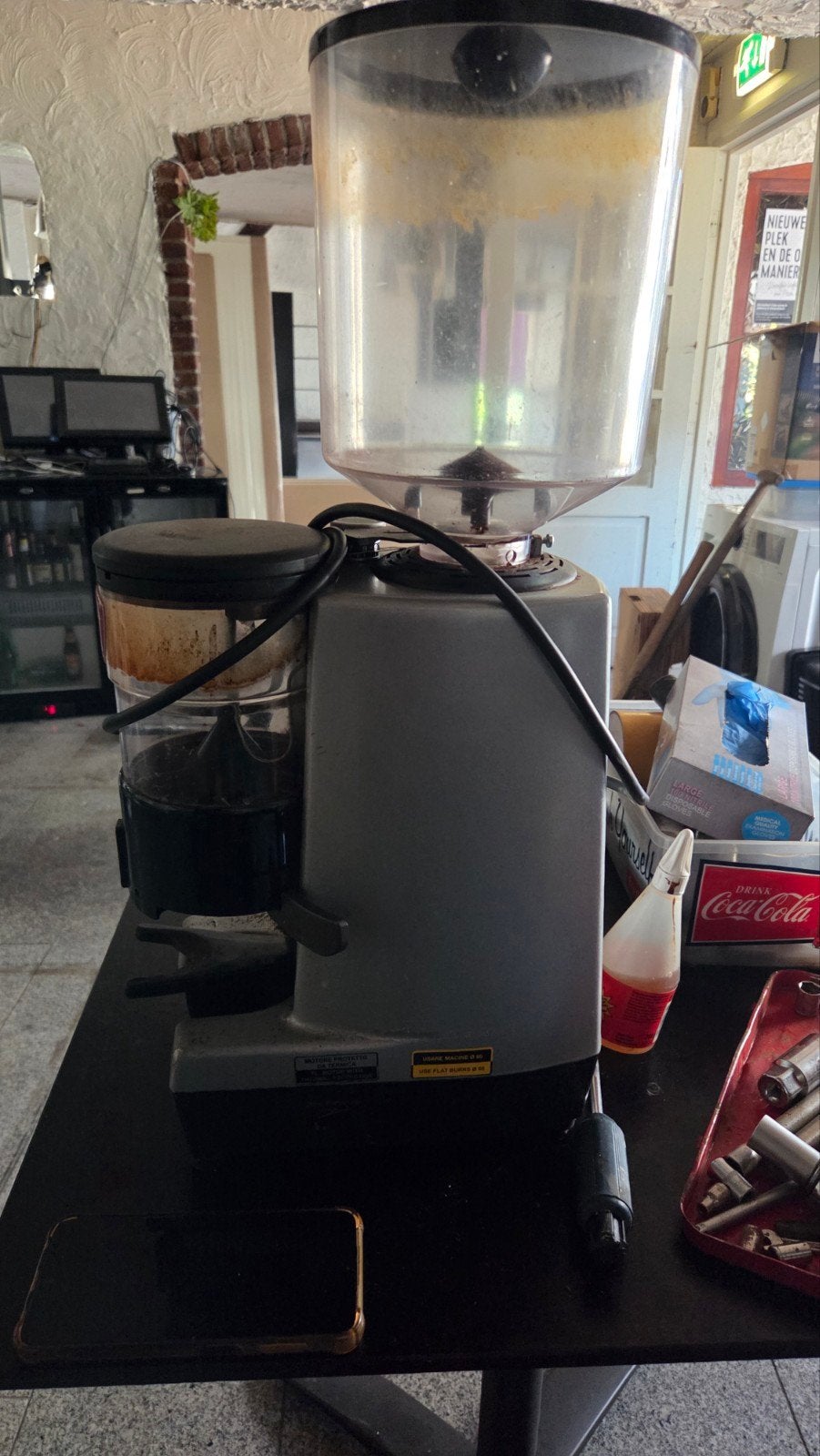 Eureka koffiemolen - Professionele bonenmaler, Ophalen, Gebruikt, Overige modellen, 10 kopjes of meer