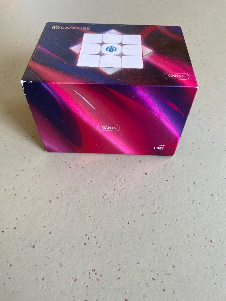 GAN16 Rubik's Cube, Ophalen of Verzenden, Minder dan 500 stukjes, Zo goed als nieuw, Rubik's of 3D-puzzel