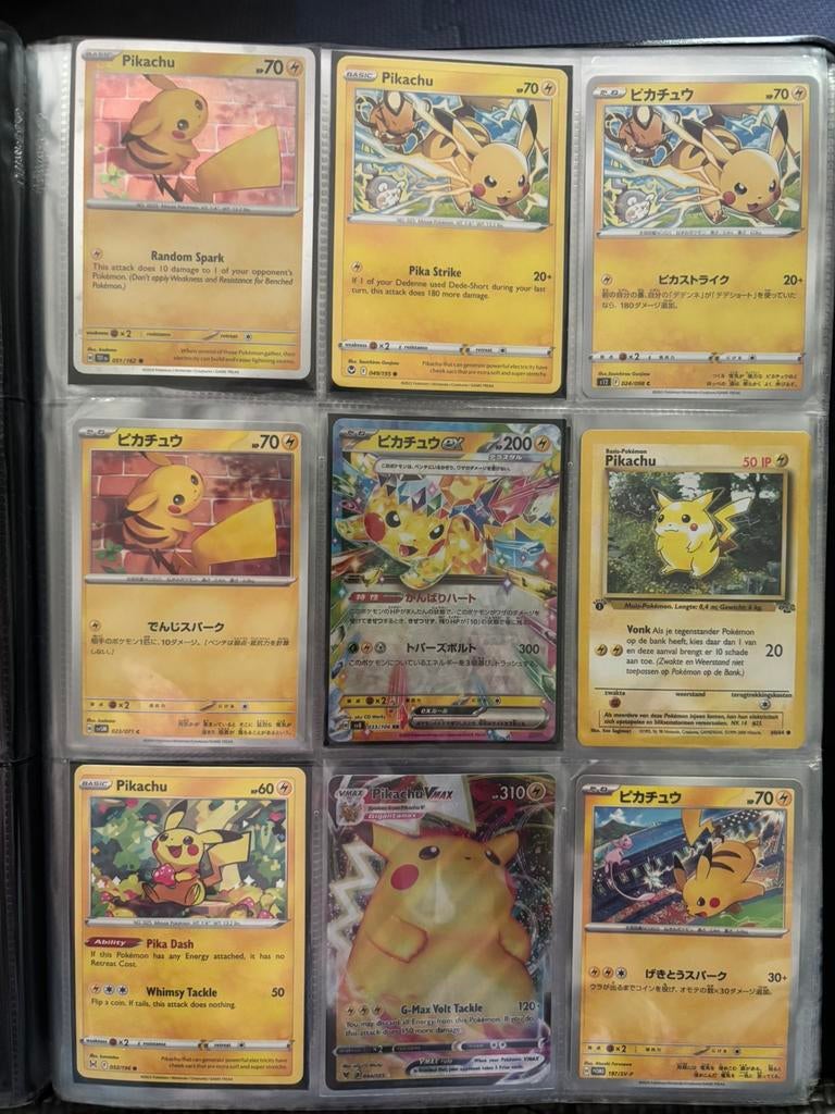 Pikachu kaarten collectie, Ophalen of Verzenden, Zo goed als nieuw