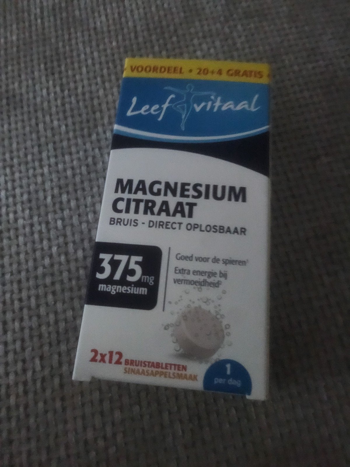 Leefvitaal Magnesium Citraat Bruistabletten Sinaasappelsmaak, Ophalen of Verzenden, Nieuw, Poeder of Drank