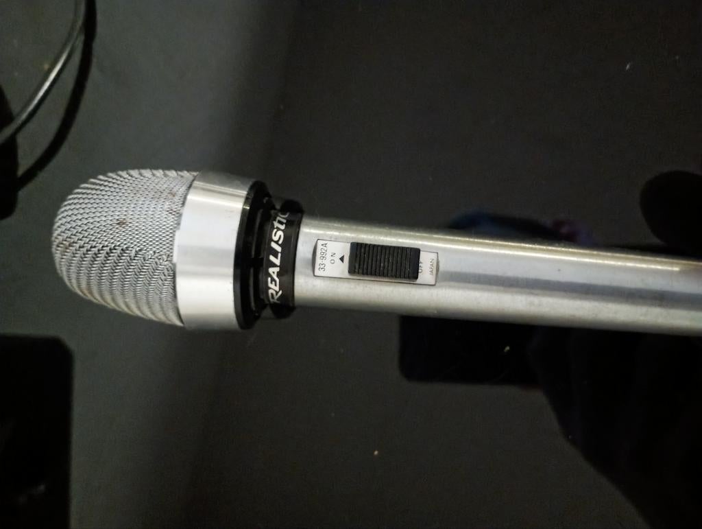 Realistic Cardood Dynamic Microphone 33-992A, Muziek en Instrumenten, Microfoons, Ophalen of Verzenden, Gebruikt, Zangmicrofoon