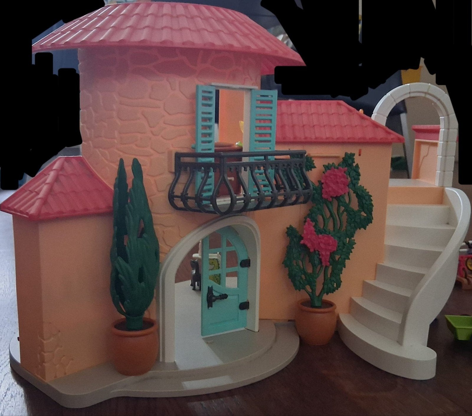 Playmobil Villa met IJscoman - Zo goed als nieuw, Gebouw, Complete set, Zo goed als nieuw, Family fun