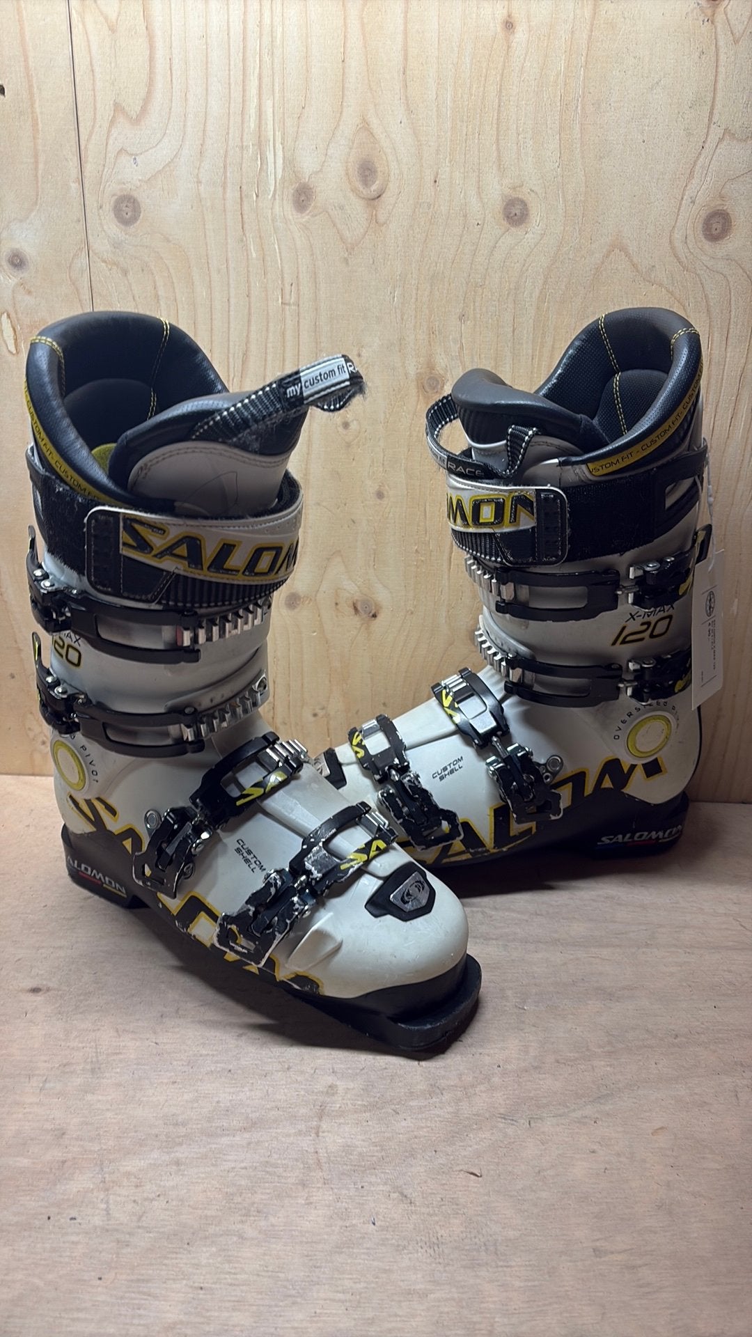 Salomon X-Max 120 skischoenen – maat 40.5/41.5 Mondo 26/26.5, Ophalen of Verzenden, Gebruikt, Schoenen, Salomon