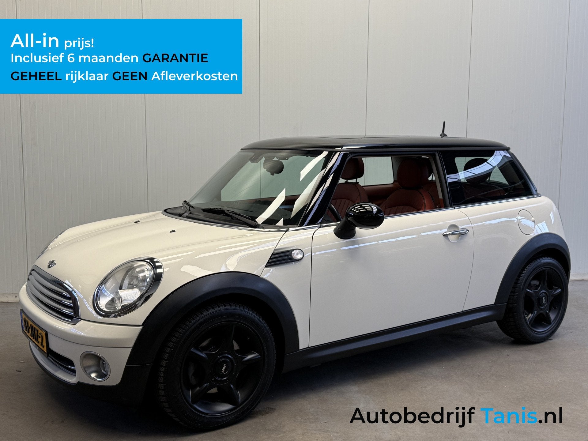 MINI 3-deurs 1.6 Cooper Chili Automaat LEDER-PANORAMADAK-PDC, Auto's, Dealer onderhouden, 15 km/l, Gebruikt, 4 cilinders
