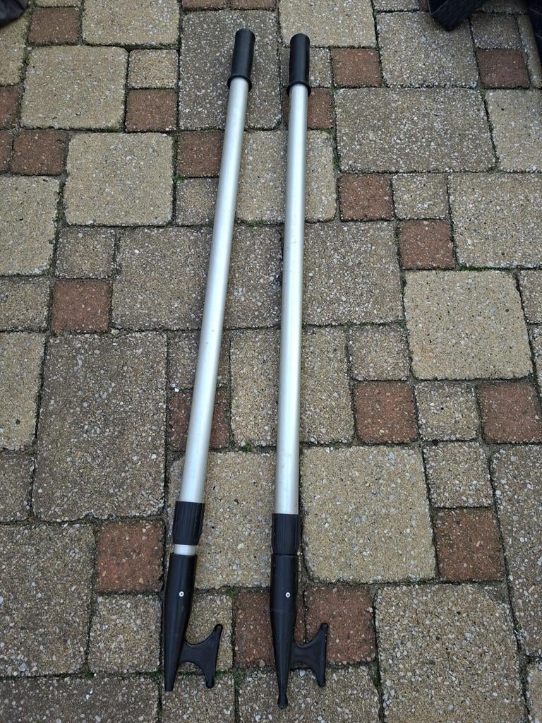 Twee aluminium pikhaakstokken, Ophalen of Verzenden
