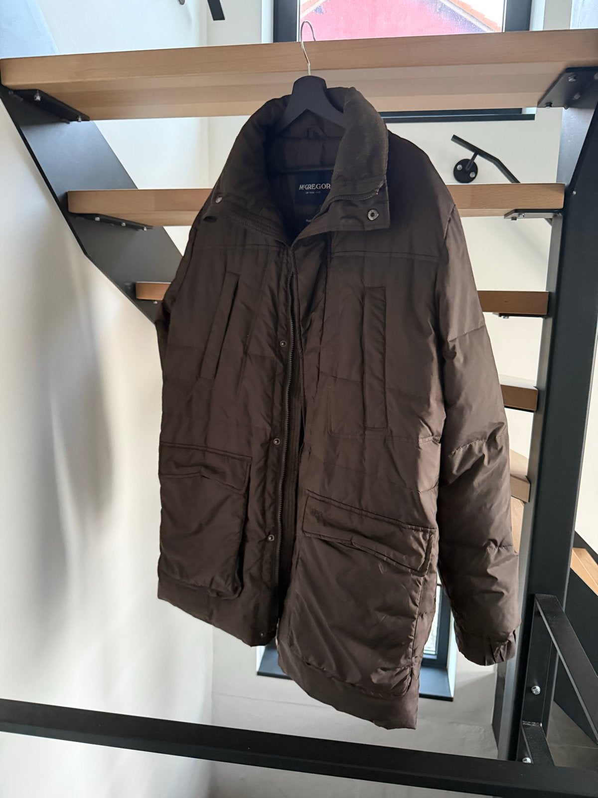 McGregor Heren Winterjas - Bruin, Maat L, Kleding | Heren, Ophalen of Verzenden, Gedragen, Maat 52/54 (L), Bruin