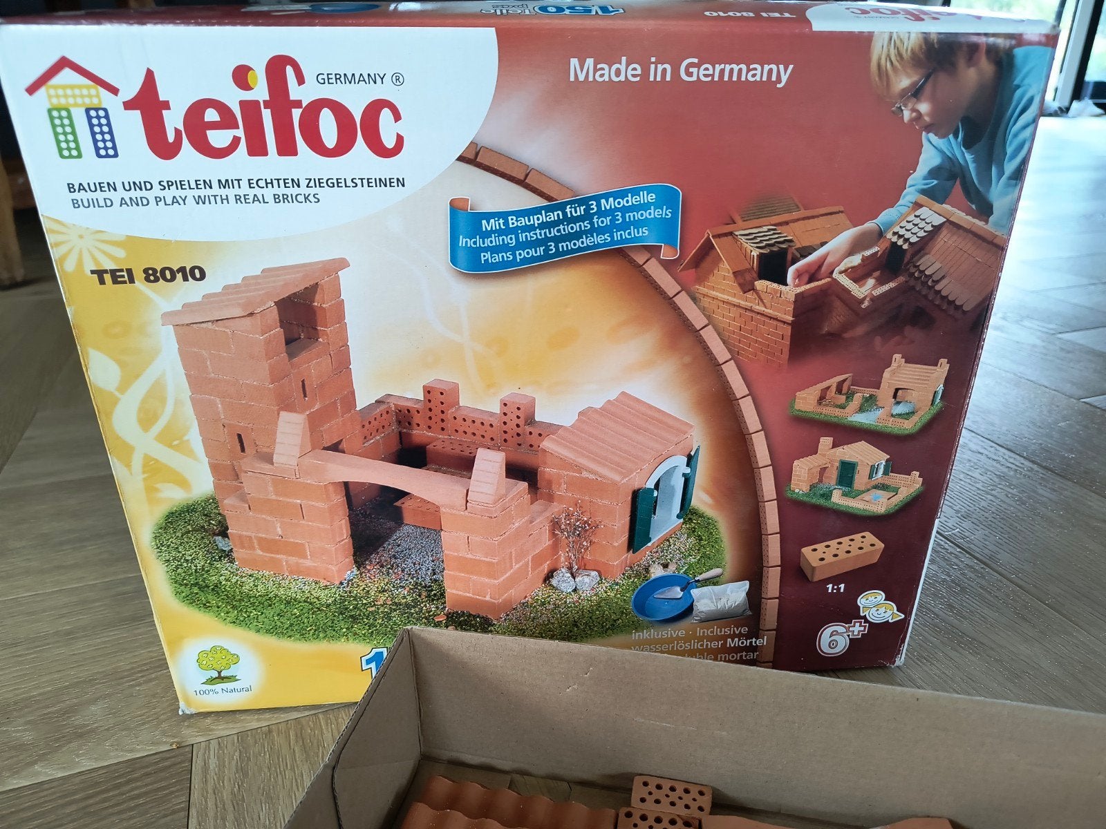 Teifoc 8010 Educatief Bouwpakket met Echte Baksteentjes, Ophalen of Verzenden
